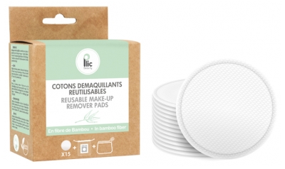 Plic Beauty Reusable Make-up Remover Pads 15 Pads + Storage Kit + Wash Net Free