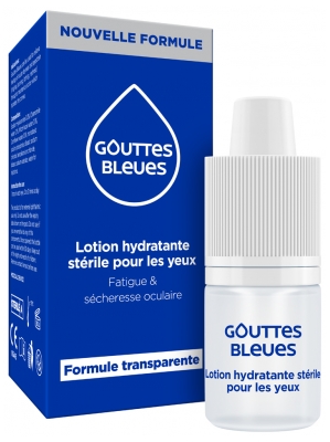 Gouttes Bleues Loción Hidratante Estéril para los Ojos 10 ml