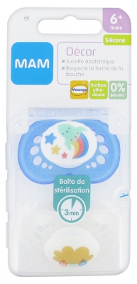 MAM Original 2 Anatomic Silicon Soothers 6 Months and +