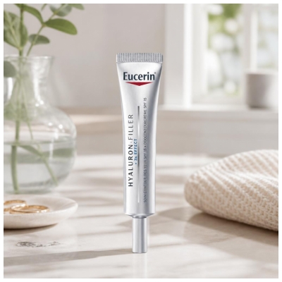 Eucerin Hyaluron-Filler + 3x Effect Cremă Contur Ochi SPF15 15 ml