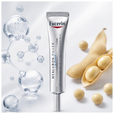 Eucerin Hyaluron-Filler + 3x Effect Cremă Contur Ochi SPF15 15 ml