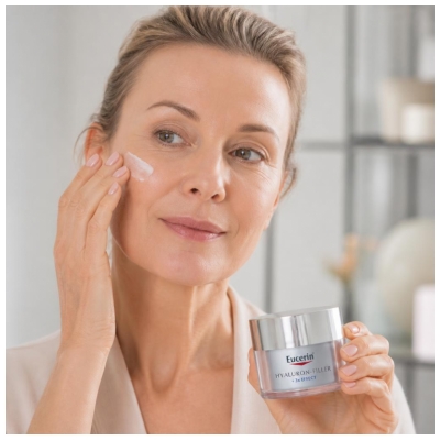 Eucerin + 3x Effect Day Care SPF15 Skóra Sucha 50 ml