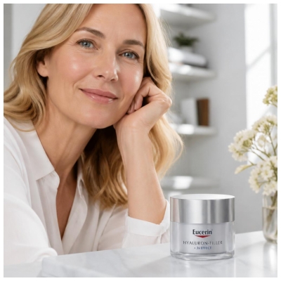 Eucerin Hyaluron-Filler + 3x Effect Dagcreme SPF15 Tør Hud 50 ml