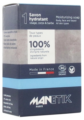 Manetik Moisturizing Soap All Skin Types Organic 100g