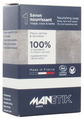 Manetik Nourishing Soap Dry & Sensitive Skins Organic 100g