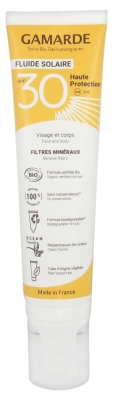 Gamarde Solaire Fluidă Protecție Ridicată SPF30 Bio 100 ml