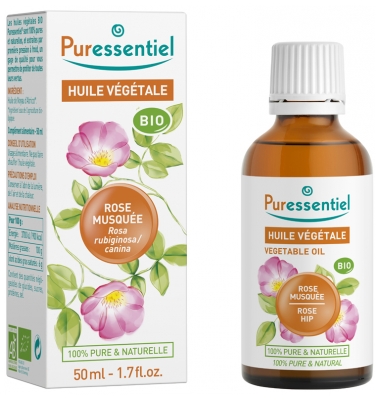 Puressentiel Organic Rose Hip Vegetable Oil (Rosa Rubiginosa/Canina) 50ml