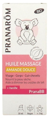 Pranarôm PranaBB Organic Sweet Almond Massage Oil 30 ml