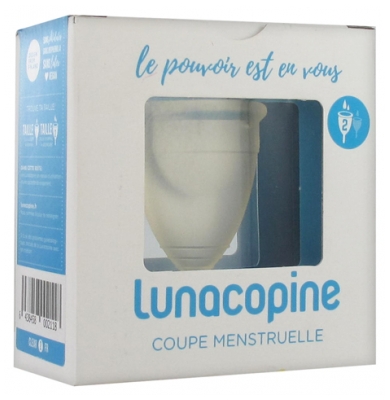 Lunacopine Coupe Menstruelle Taille 2 - Couleur : Transparent