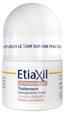 Etiaxil Tratamiento Detranspirante Comfort+ Axilas Pieles Sensibles Roll-On 15 ml