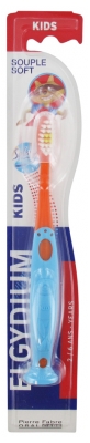 Elgydium Kids Cepillo de Dientes Suave 2/6 Años - Color: Naranja y Azul