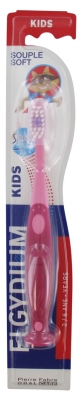 Elgydium Kids Cepillo de Dientes Suave 2/6 Años - Color: Rosa y Fucsia