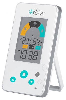 Bblüv Igrö 2-in-1 Digital Thermometer/Hygrometer for Baby's Room 0 Month and +