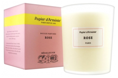 Papier d'Arménie Bougie Parfumée Rose