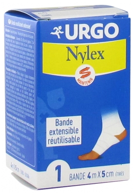 Urgo Nylex Bande Extensible Réutilisable 4 m x 5 cm