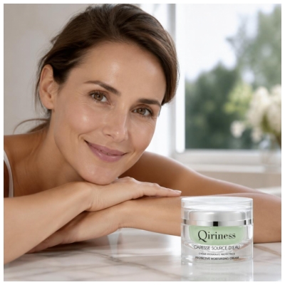 Qiriness Caresse Source d'Eau Crème Hydratante Protectrice 50 ml