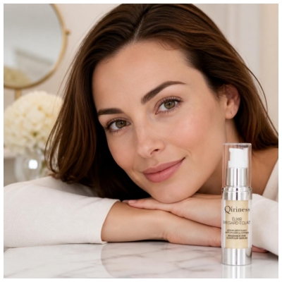Qiriness Elixir Regard Éclat Ser Decongestionat Anti-Pungi & Anti-Cearcăne 15 ml
