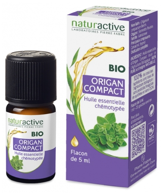 Naturactive Kompakt Oregano Æterisk Olie (Origanum compactum Benth) 5 ml