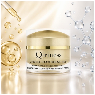 Qiriness Caresse Temps Sublime Nuit Crème Suprême Jeunesse Régénérante 50 ml