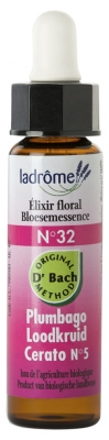 Ladrôme Flower of Bach Floral Elixir N°32: Cerato Organic 10ml