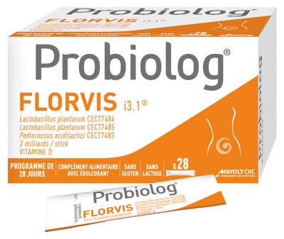 Mayoly Spindler Probiolog Florvis 28 Orodispersible Sticks