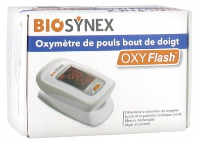 Pulzní oxymetr Biosynex na koneček prstu