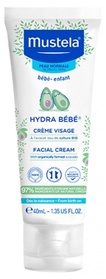 Mustela Hydra Bébé Crème Visage 40 ml