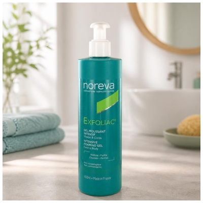 Noreva Exfoliac Intensīvais Putojošais Gēls 400 ml
