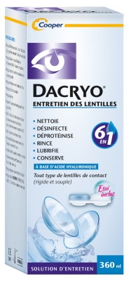 Dacryo Entretien des Lentilles 360 ml