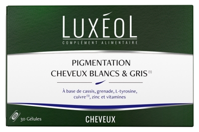 Luxéol Pigmentation Cheveux Blancs & Gris 30 Gélules