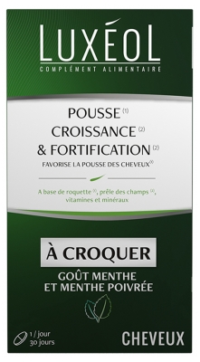 Luxéol Pousse Croissance & Fortification 30 Comprimés à Croquer