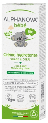 Alphanova Bébé Crème Hydratante Bio 75 ml