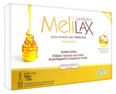 Aboca Melilax Pediatric 6 Microlavements pour Nourrissons et Enfants