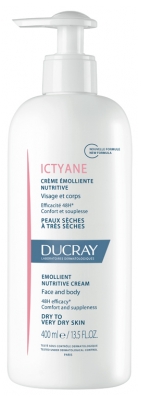 Ducray Ictyane Crème Émolliente Nutritive Visage et Corps 400 ml