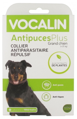 Vocalin FlohPlus Großes Hundehalsband Ungezieferabwehr