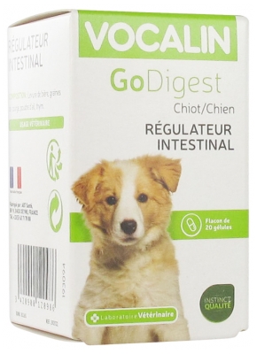 Vocalin GoDigest Pui & Câine Reglator Intestinal 20 Capsule