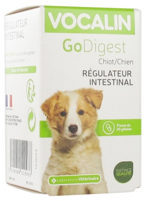 Vocalin GoDigest Puppy/Dog Intestinal Regulator 20 Capsule