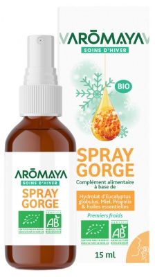 Aromaya Spray de Gât Piele de Iarnă 15 ml