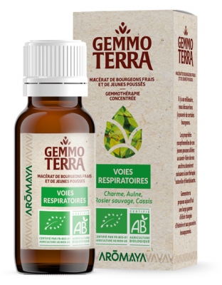Gemmo Terra Maceraat van verse knoppen en jonge scheuten Luchtwegen Bio 30 ml