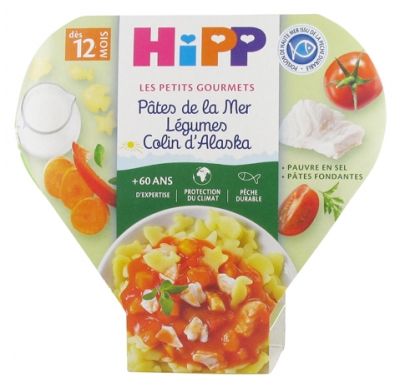 HiPP Sea Pasta Vegetables Alaskan Hake from 12 Months 230g