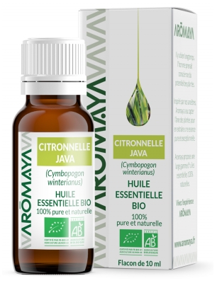 Aromaya Organic Essential Oil of Citronella Java 10 ml