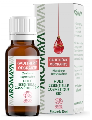 Aromaya Óleo Essencial Orgânico de Wintergreen Odorante 10 ml