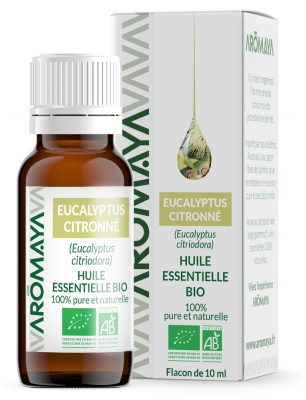 Aromaya Huile Essentielle Bio d'Eucalyptus Citronnée 10 ml