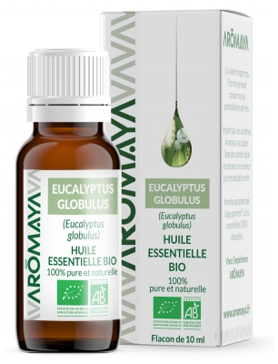 Aromaya Olio Essenziale Organico di Eucalyptus Globulus 10 ml