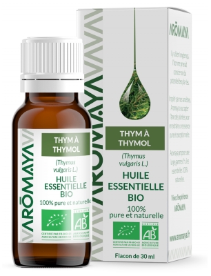 Aromaya Ekologisk Timjan Eterisk Olja med Tymol 30 ml