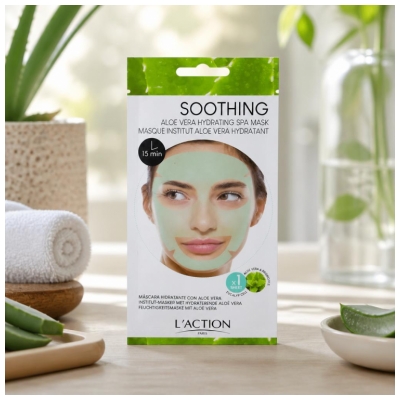 L'Action Paris Institut kaukė „Aloe Vera“ drėkinamoji 1 kaukė