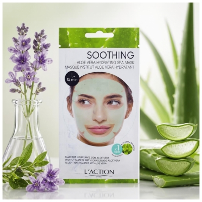 L'Action Paris Institut kaukė „Aloe Vera“ drėkinamoji 1 kaukė