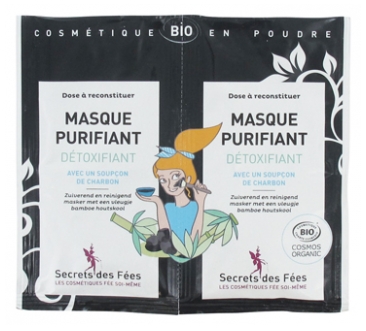 Secrets des Fées Organic Detoxifying Purifying Mask 2 x 4,5 g