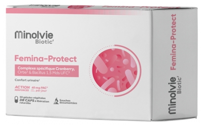 Minolvie Biotic' Fémina-Protect 30 Vegetable Capsules