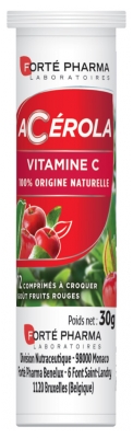 Forté Pharma Acérola Vitamine C 12 Comprimés à Croquer